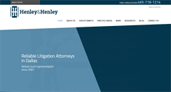 Desktop Screenshot of henleylawpc.com