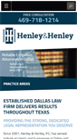 Mobile Screenshot of henleylawpc.com